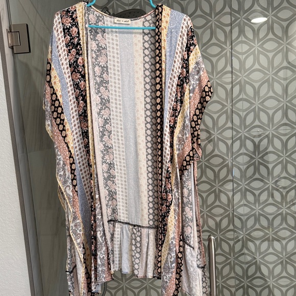 Floral Patchwork Women's Cardigan - Picture 1 of 6